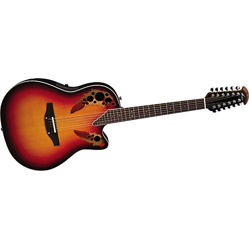 Ovation Standard Elite 2758 AX 12-String Acoustic-Electric Guitar New England Burst
