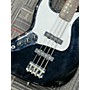 Used Fender Standard Jazz Bass Left Handed Electric Bass Guitar Black