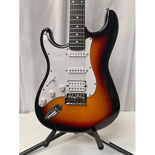 Donner Standard Left Hand Solid Body Electric Guitar Sunburst