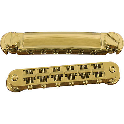 TonePros Standard Locking Tune-o-matic/Tailpiece Set (small posts/notched saddles)