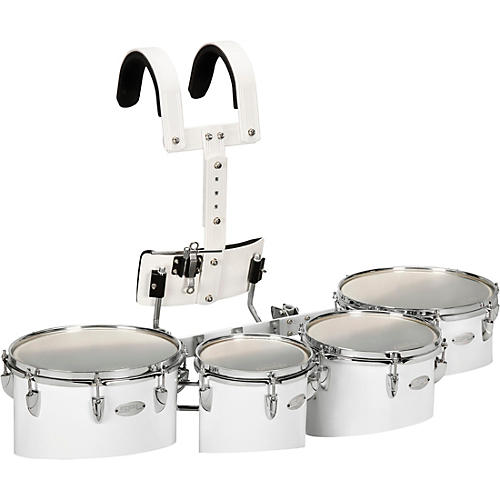 Sound Percussion Labs Standard Marching Quads with Carrier 8/10/12/13 Condition 1 - Mint  White