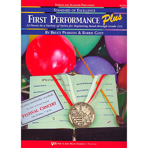 KJOS Standard Of Excellence First Performance Plus-TIMP & AUX PR