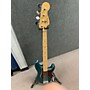 Used Fender Standard Precision Bass Electric Bass Guitar Ocean Turquoise