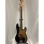 Used Fender Standard Precision Bass Electric Bass Guitar Black and Gold