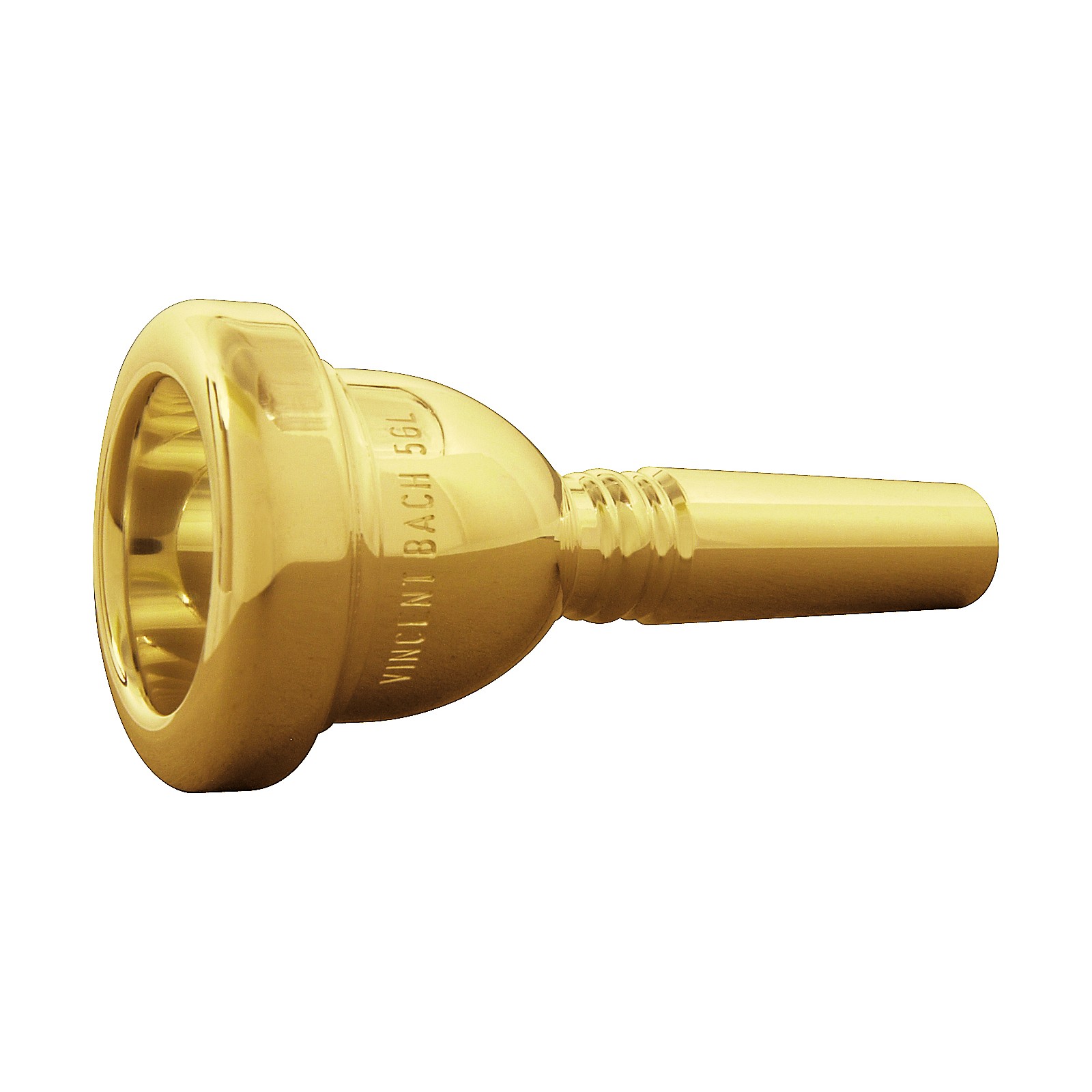 Bach Standard Series Large Shank Trombone Mouthpiece in Gold 11/4G