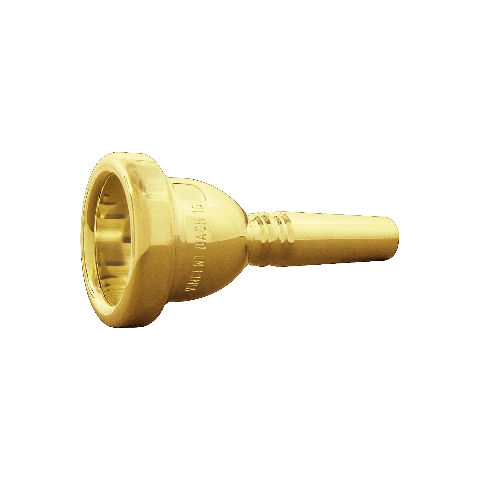 Bach Standard Series Large Shank Trombone Mouthpiece in Gold 1G