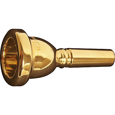Bach Standard Series Large Shank Trombone Mouthpiece in Gold