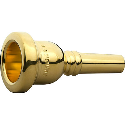 Schilke Standard Series Large Shank Trombone Mouthpiece in Gold