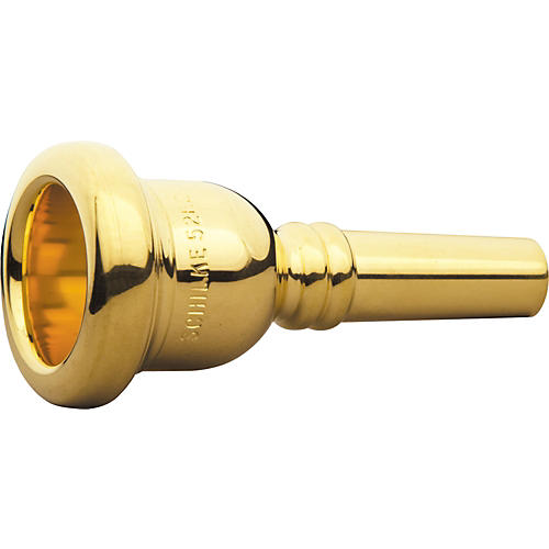Schilke Standard Series Large Shank Trombone Mouthpiece in Gold 52E2 Gold