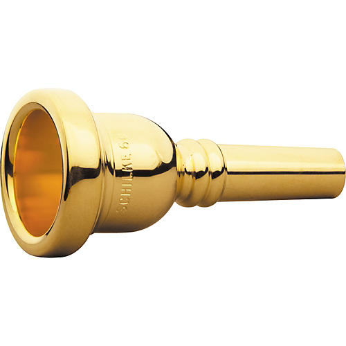 Schilke Standard Series Large Shank Trombone Mouthpiece in Gold 60 Gold