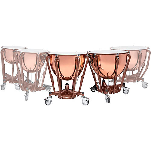 Ludwig Standard Series Polished Copper Timpani Set with Gauge 26, 29 in.