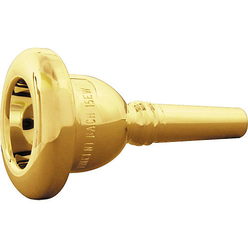 Bach Standard Series Small Shank Trombone Mouthpiece in Gold 18