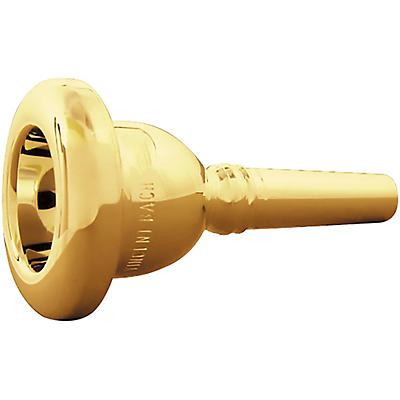 Bach Standard Series Small Shank Trombone Mouthpiece in Gold