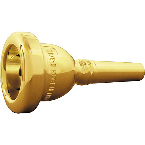Bach Standard Series Small Shank Trombone Mouthpiece in Gold 6-3/4C