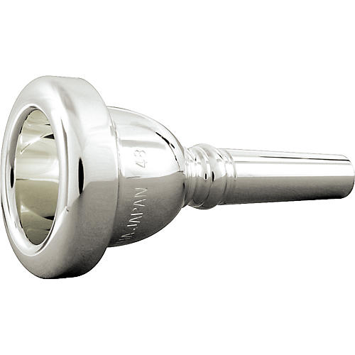 Yamaha Standard Series Small Shank Trombone Mouthpiece in Silver 48