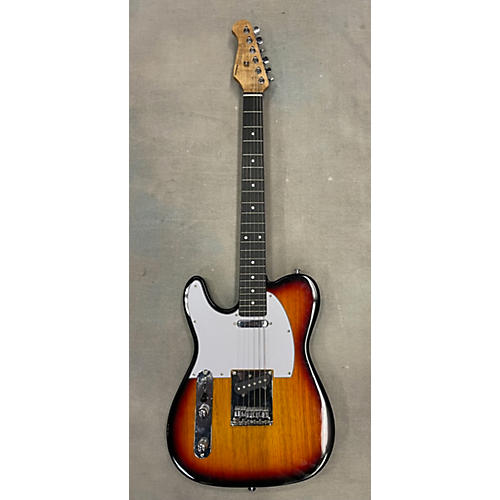 Donner Standard Series T Style Left Handed Solid Body Electric Guitar Sunburst