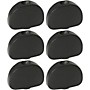 Grover Standard Size Kidney Buttons 6-Pack Ebony