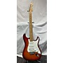 Used Fender Standard Stratocaster HSS Plus Top Solid Body Electric Guitar red