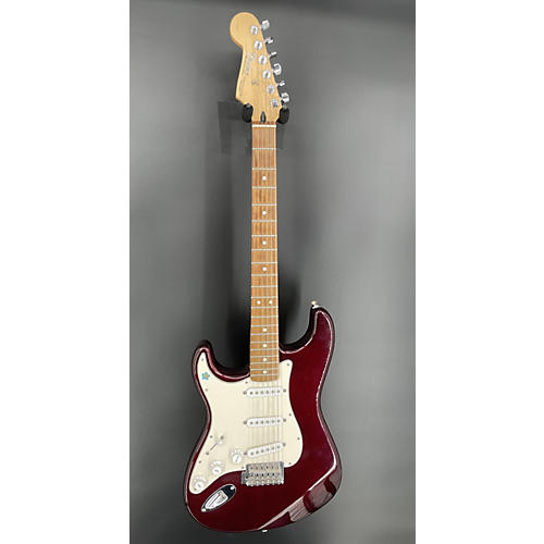 Fender Standard Stratocaster Left Handed Electric Guitar Wine Red