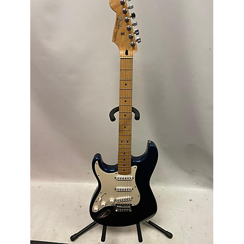 Fender Standard Stratocaster Left Handed Electric Guitar Electron Blue Metallic