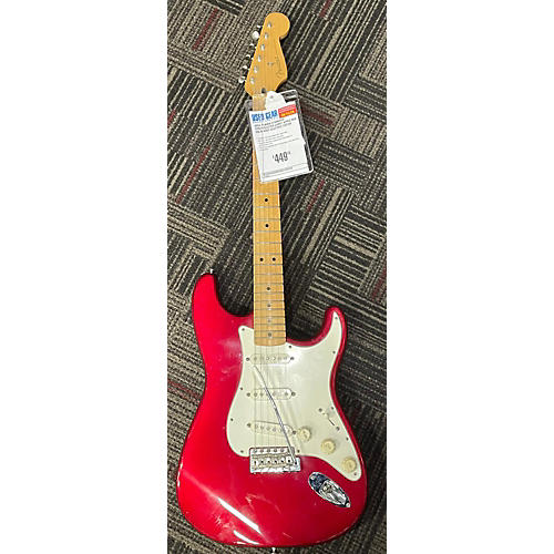 Fender Standard Stratocaster Solid Body Electric Guitar Candy Apple Red