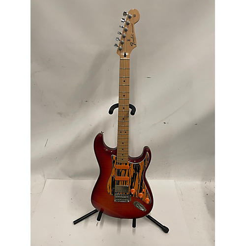 Fender Standard Stratocaster Solid Body Electric Guitar Trans Orange