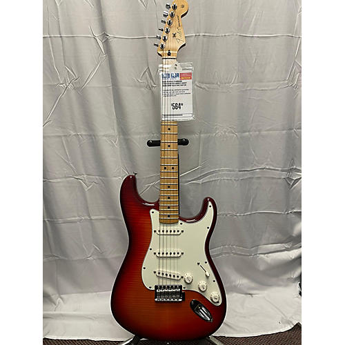 Fender Standard Stratocaster Solid Body Electric Guitar Amber Burst
