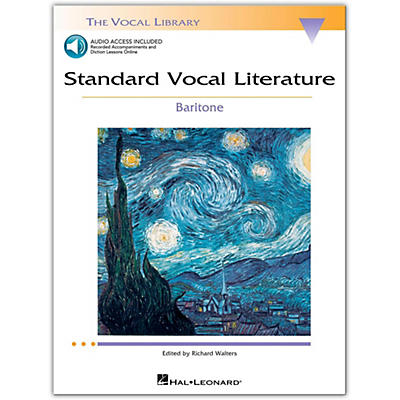 Hal Leonard Standard Vocal Literature - An Introduction To Repertriore for Baritone (Book/Online Audio)