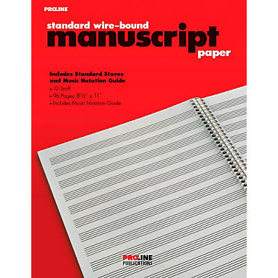 Proline Standard Wire-Bound Manuscript Paper Pad