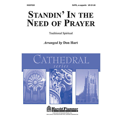 Shawnee Press Standin' in the Need of Prayer SATB a cappella arranged by Don Hart