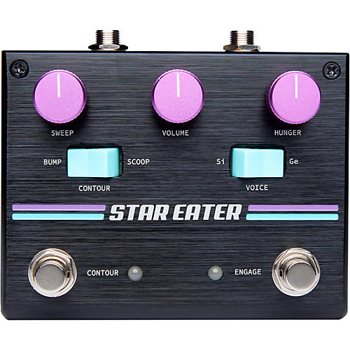 Pigtronix Star Eater Analog Fuzz Effects Pedal Black
