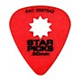 Everly Star Grip Guitar Picks (50 Picks) .50 mm Red