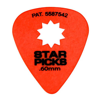 Everly Star Grip Guitar Picks (50 Picks)