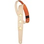 Henry Heller Star Series Leather Guitar Strap Gold