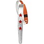 Henry Heller Star Series Leather Guitar Strap Silver