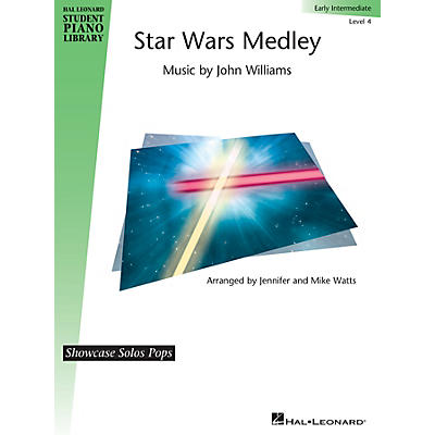 Hal Leonard Star Wars Medley Piano Library Series Book by John Williams (Level Early Inter)