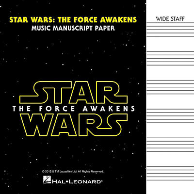 Hal Leonard Star Wars: The Force Awakens Manuscript Paper