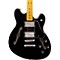 Starcaster Semi-Hollowbody Electric Guitar Level 2 Black, Maple Fingerboard 888365627052