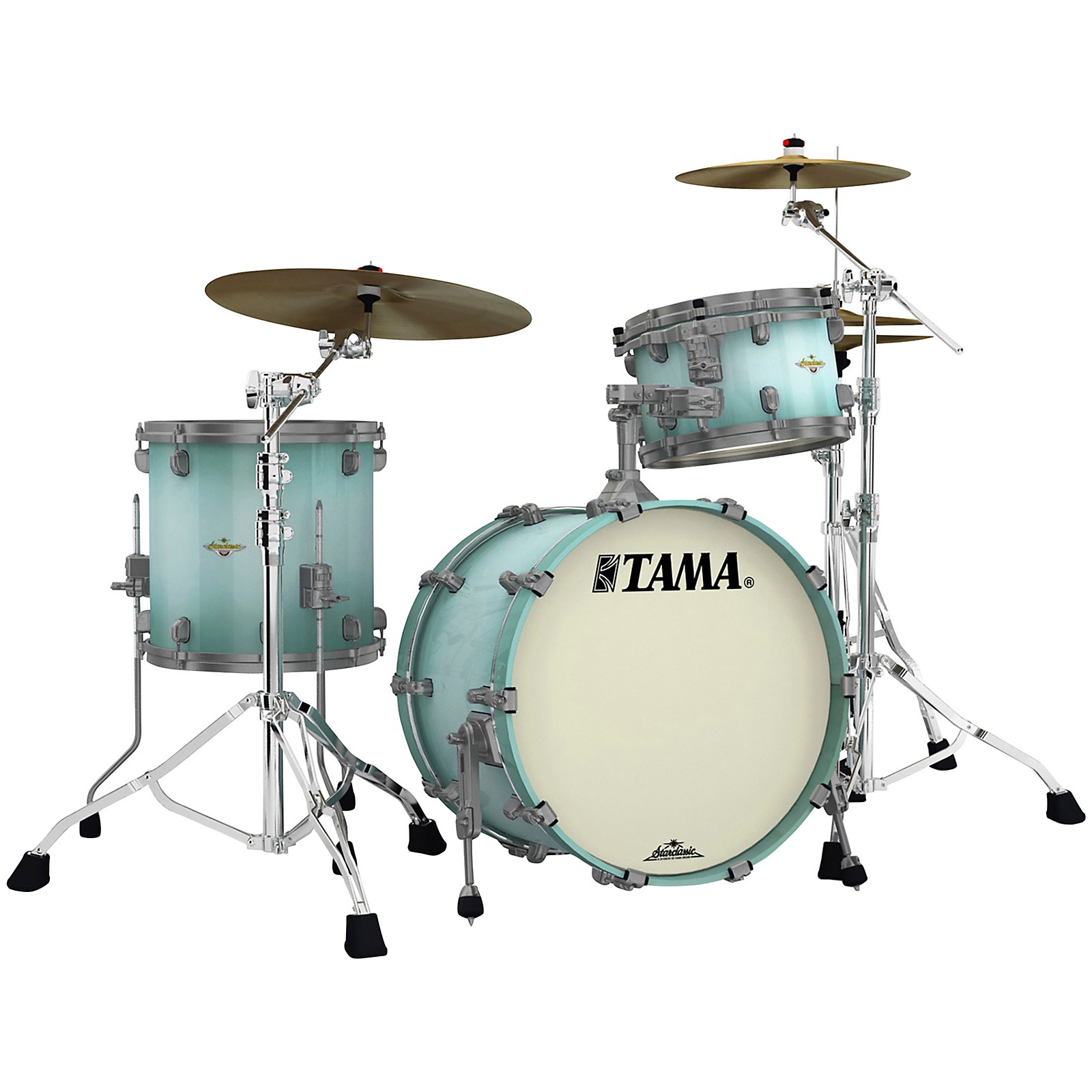 TAMA Starclassic Maple 3Piece Shell Pack with Smoked Black Nickel Hardware and 20 in. Bass Drum
