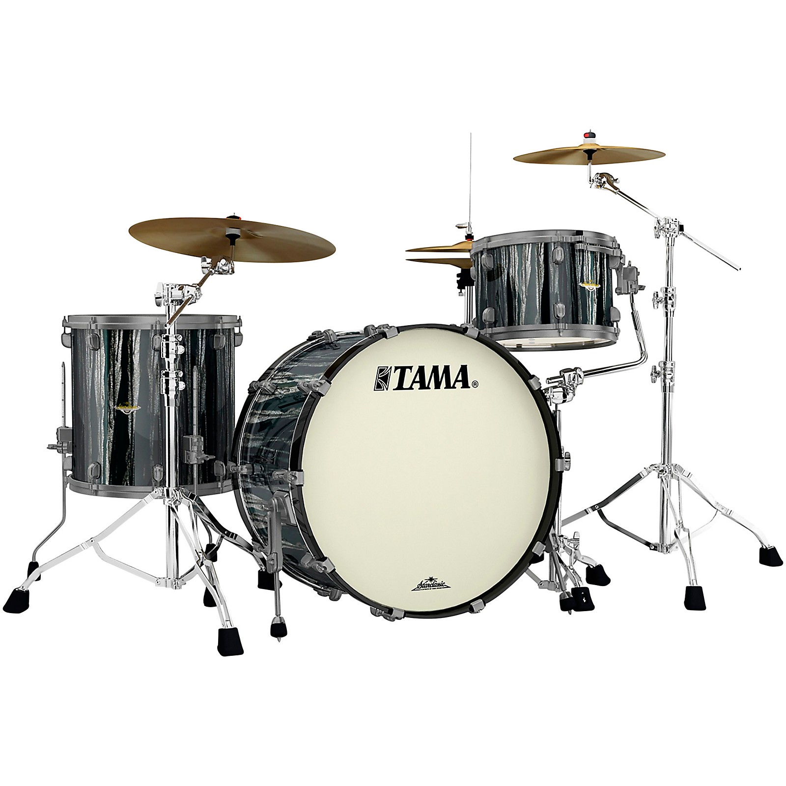 TAMA Starclassic Maple 3Piece Shell Pack with Smoked Black Nickel