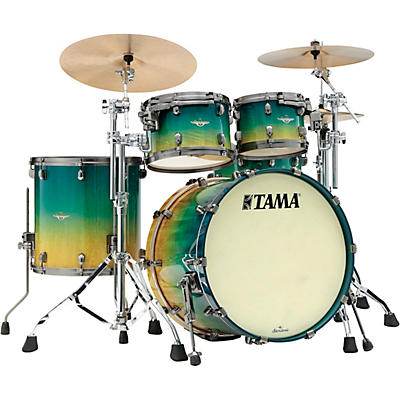 TAMA Starclassic Maple 4-Piece Shell Pack With 22" Bass Drum and Smoked Black Nickel Shell Hardware