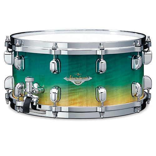 TAMA Starclassic Maple Snare Drum With Chrome Shell Hardware 14 x 6.5 in. Marine Shoreline Movingui Fade