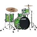 TAMA Starclassic Walnut/Birch 3-Piece Shell Pack with Chrome Hardware and 20 in. Bass Drum Satin Purple Atmosphere FadeLacquer Shamrock Oyster