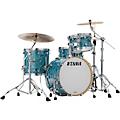 TAMA Starclassic Walnut/Birch 3-Piece Shell Pack with Chrome Hardware and 20 in. Bass Drum Satin Purple Atmosphere FadeTurquoise Pearl