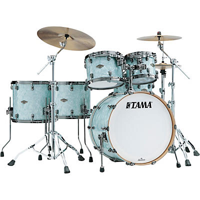 TAMA Starclassic Walnut/Birch 5-Piece Shell Pack With 22" Bass Drum and Black Nickel Shell Hardware