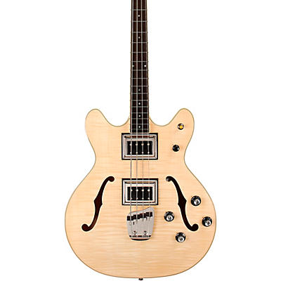 Guild Starfire Bass II Flamed Maple Semi-Hollow Electric Bass Guitar