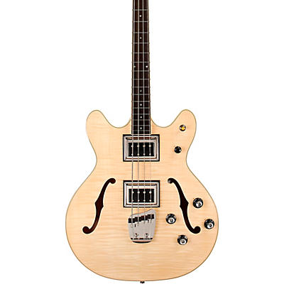 Guild Starfire Bass II Flamed Maple Short Scale Semi-Hollow Electric Bass Guitar