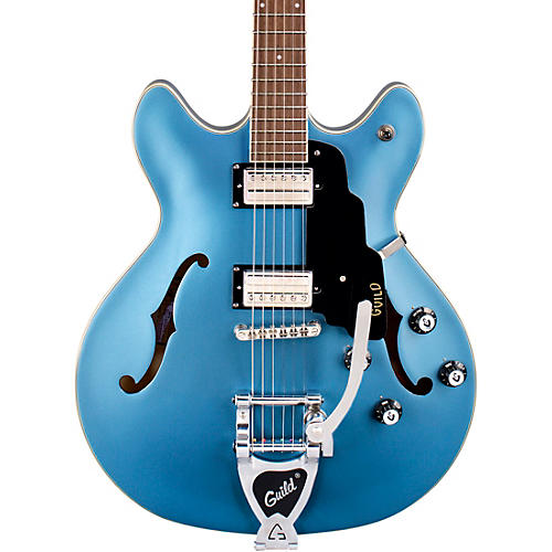 Guild Starfire I DC With Guild Vibrato Tailpiece Semi-Hollow Electric Guitar Condition 2 - Blemished Pelham Blue 197881093129