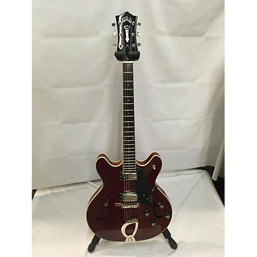 Guild Starfire IV Hollow Body Electric Guitar Red