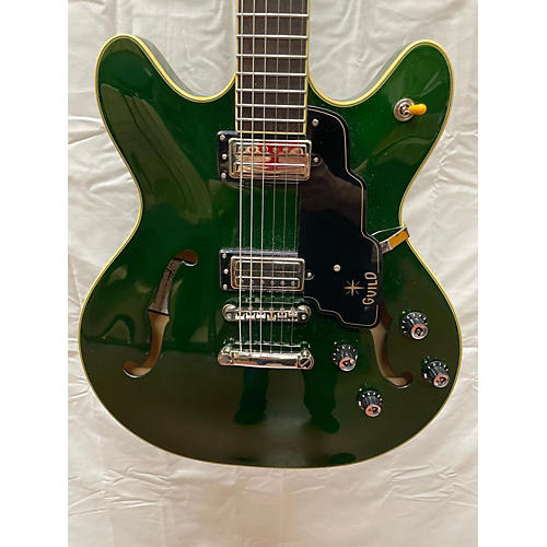 Guild Starfire IV Hollow Body Electric Guitar Green